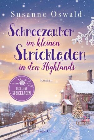 Schneezauber im kleinen Strickladen in den Highlands